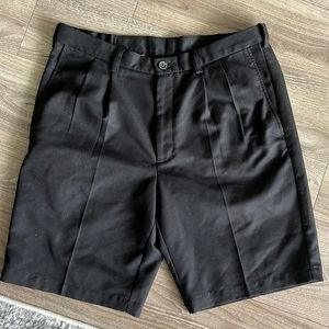 Mens black shorts- Haggar Clothing size 34